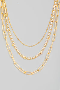 Layered Chain link Necklace