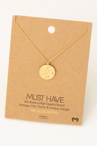 Lucky Coin Pendant Necklace