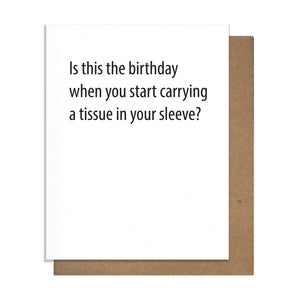 Tissue - Birthday Card
