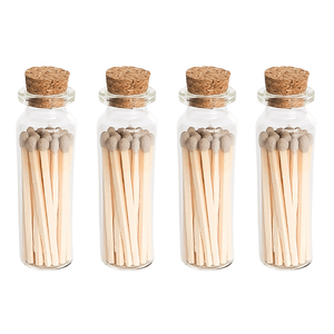 Grey Matches in Small Corked Vial